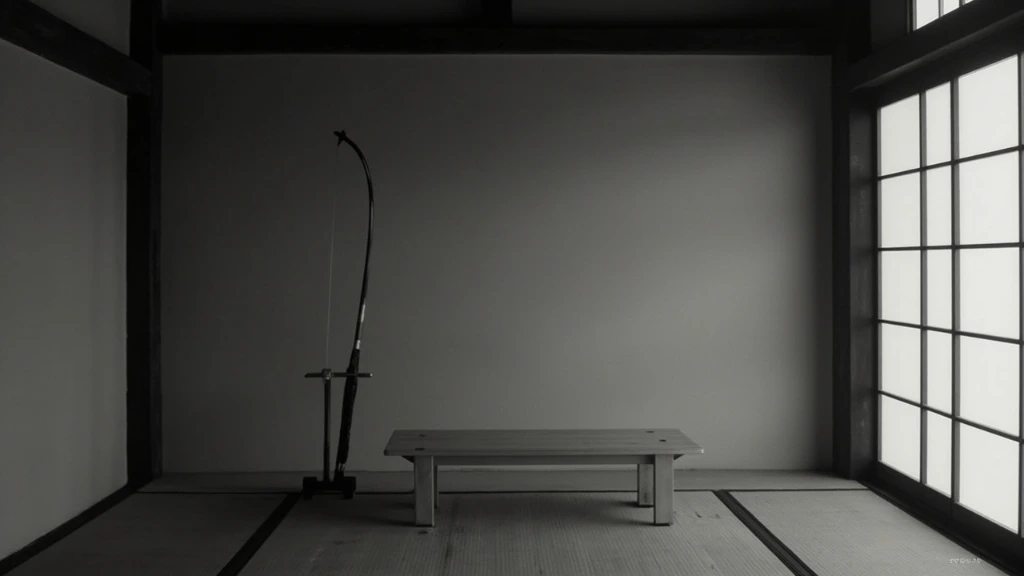 Interior of the Kyoto dojo inside a restored machiya townhouse.